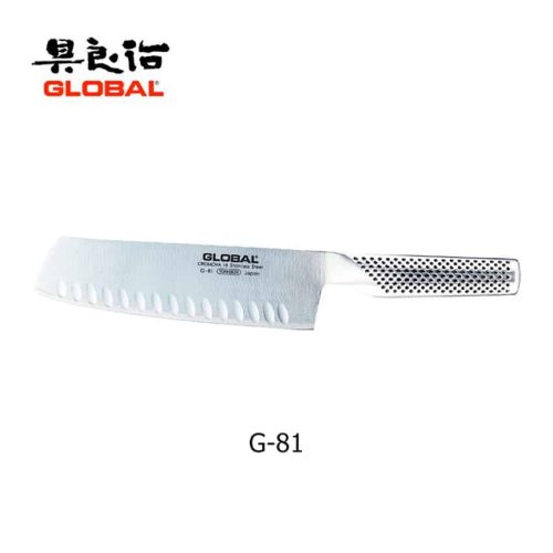 Global G-81 Coltello per Verdure alveolato 18 cm