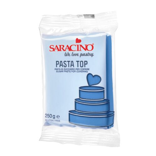 Pasta di Zucchero Top Blu da Copertura Saracino - 250 g
